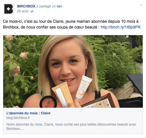 Birchbox Ambassadeurs