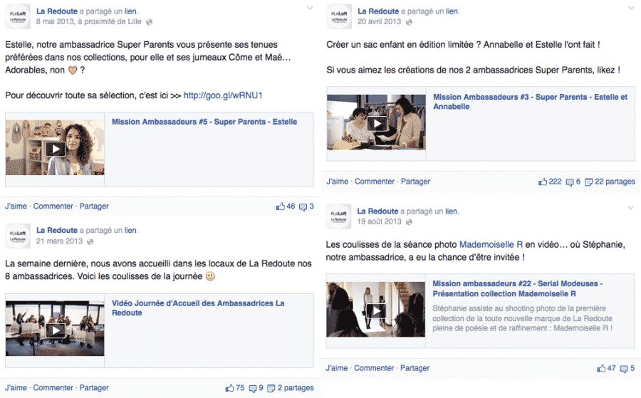 Ambassadeurs la Redoute