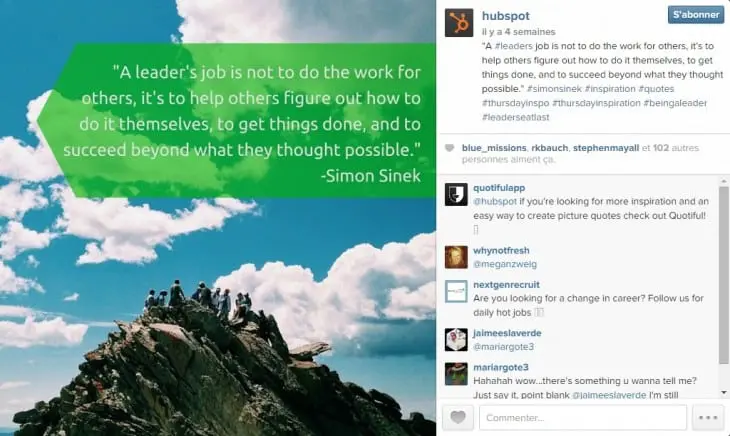 hubspot - Formation reseaux sociaux