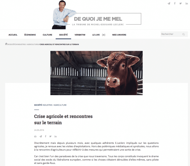 MEL Crise Agricole