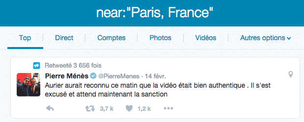 Localisation Tweets