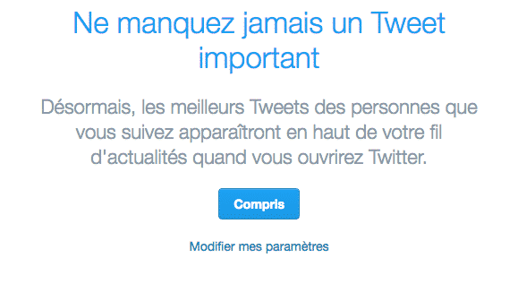 Tweets Algorithme