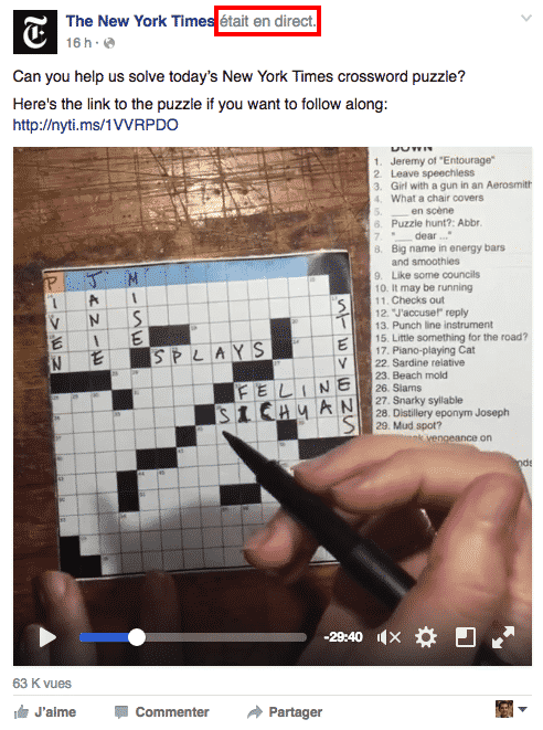 Live Facebook
