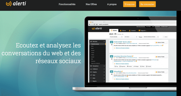 Alerti Outil du Community Manager