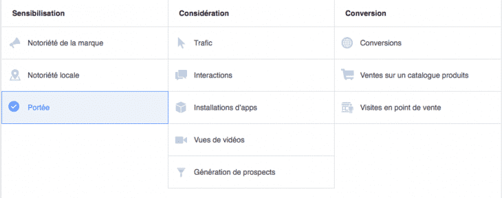 Portee Publicite Facebook