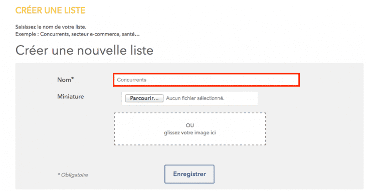 Nommer Liste Make Me Stats