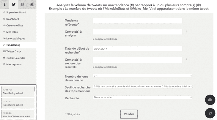 Trendsrating Make Me Stats