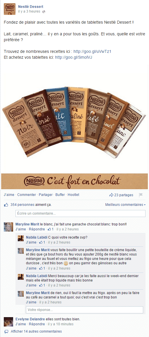 nestle dessert