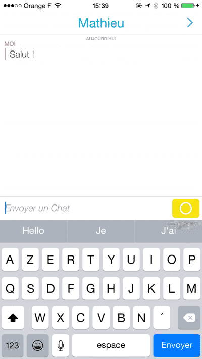 Chat SnapChat