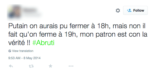 Insulte Patron