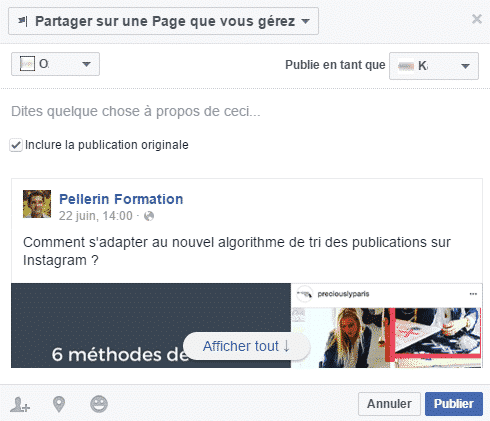 Partager Contenus