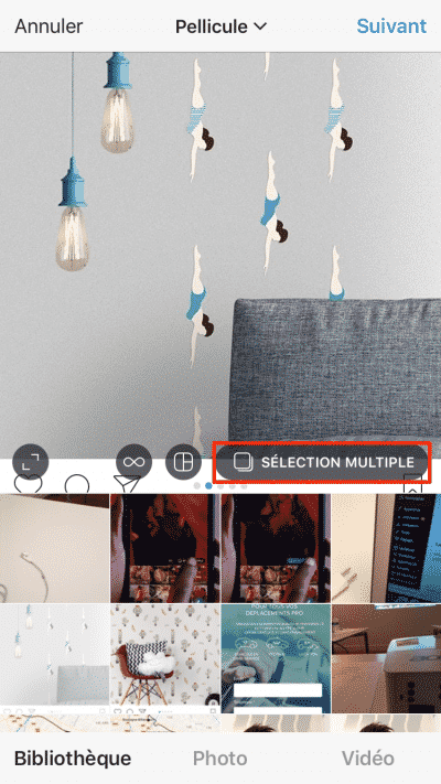 Selection Multiple Instagram