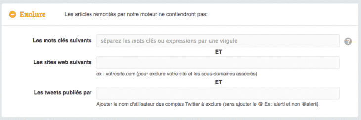Exclusion Alerti