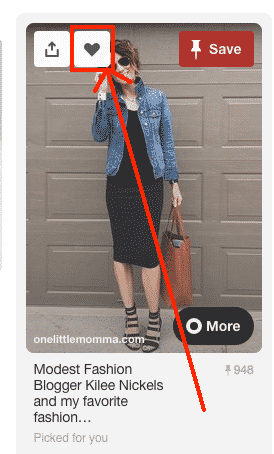 Bouton Like Pinterest