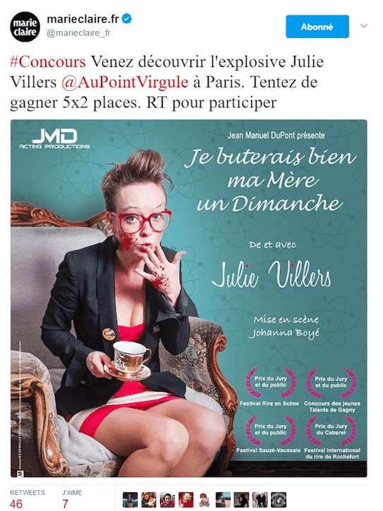 Marie Claire Jeu Concours