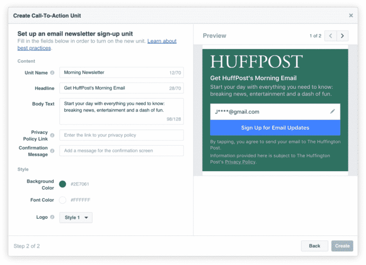 Newsletter Instant Articles