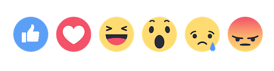 Visuels Reactions Facebook