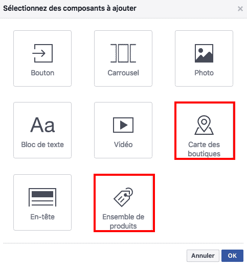 Nouveaux composants Canvas