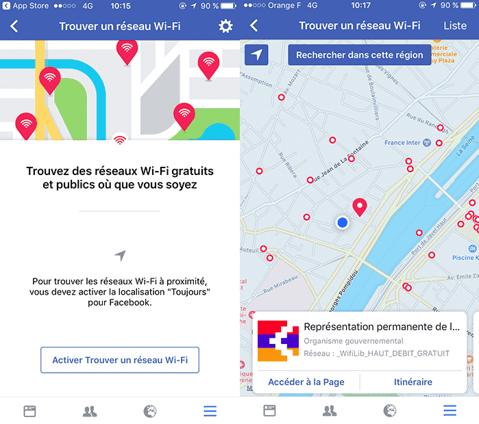 Wifi Gratuits Facebook