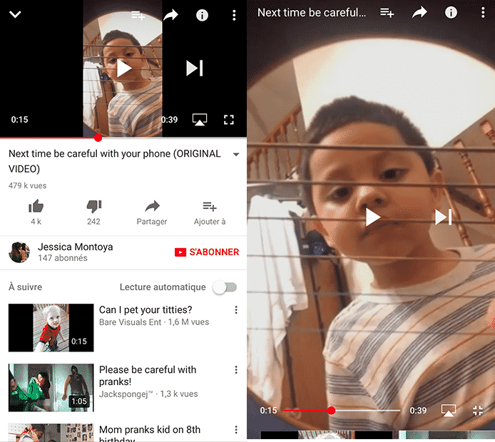 Video verticale Youtube