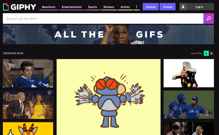 Accueil Giphy