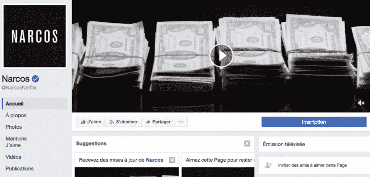 Bandeau de couverture video Facebook