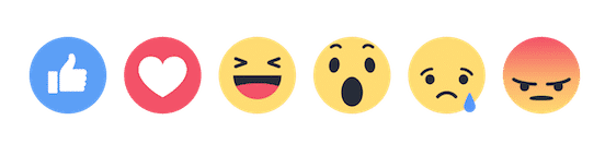 Visuels Reactions Facebook
