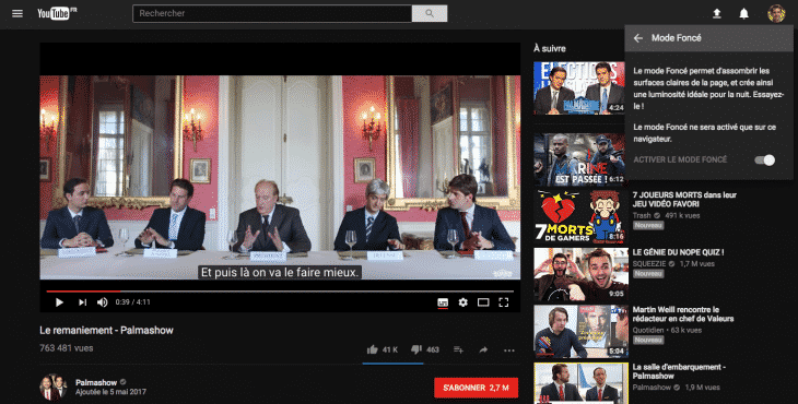 Youtube Dark Mode