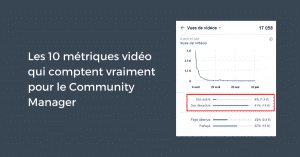 Les 10 métriques vidéo qui comptent vraiment pour le Community Manager