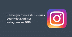 6 enseignements statistiques pour mieux utiliser Instagram en 2018