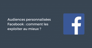 Audiences personnalisées Facebook : comment les exploiter au mieux ?