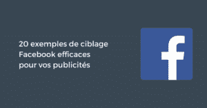 20 exemples de ciblage Facebook Ads efficaces pour vos publicités